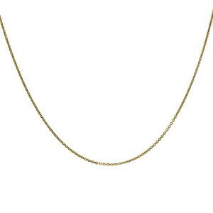 Gold Over Sterling Silver 18" Cable Link Chain